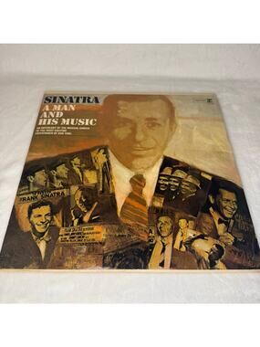 Frank Sinatra A Man And His Music 2 LP Vinyl Record Tested